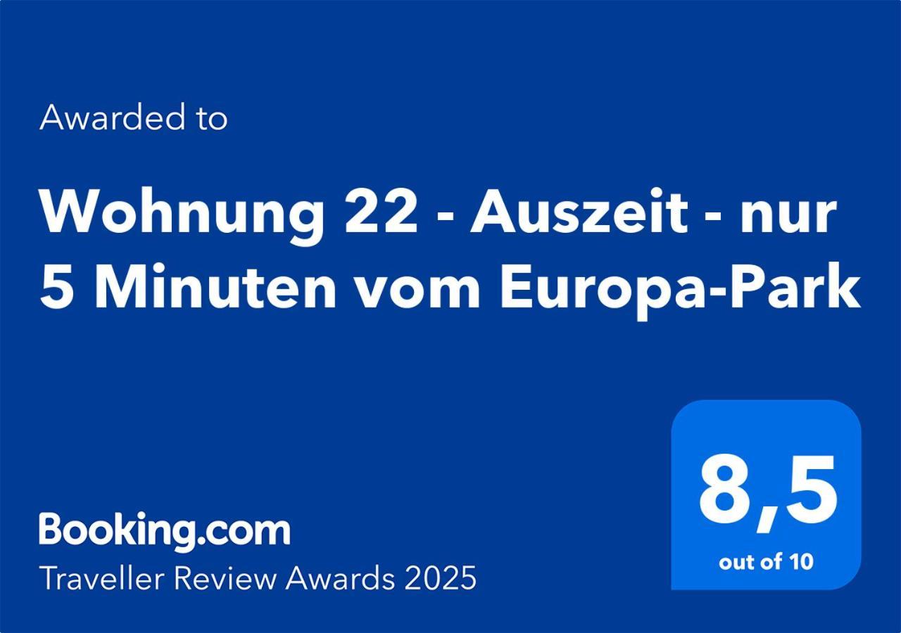 Wohnung 22 - Auszeit - Nur 5 Minuten Vom Europa-Park Капел-Графенхаузен Екстериор снимка